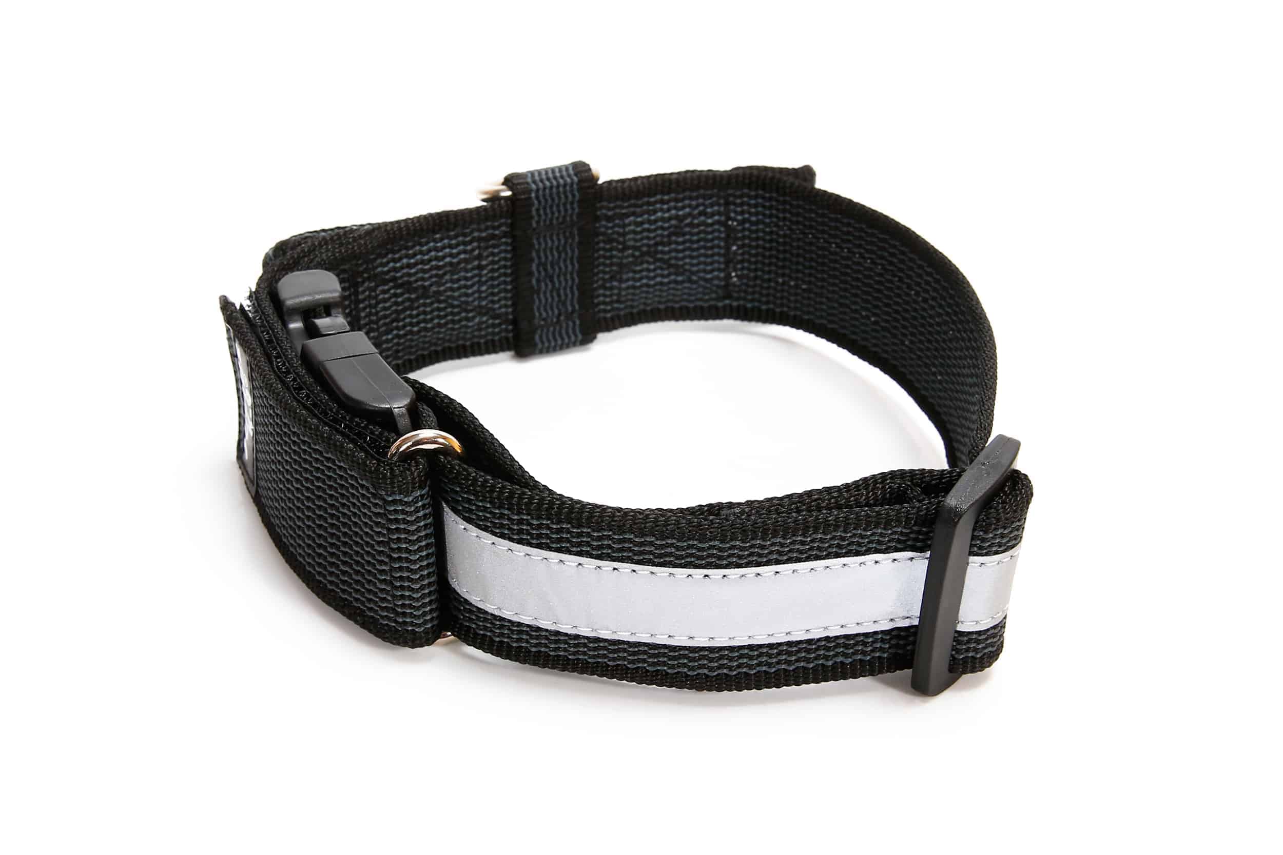 JuliusK9 Color & Gray Collar with Closable Handle and Safety Lock