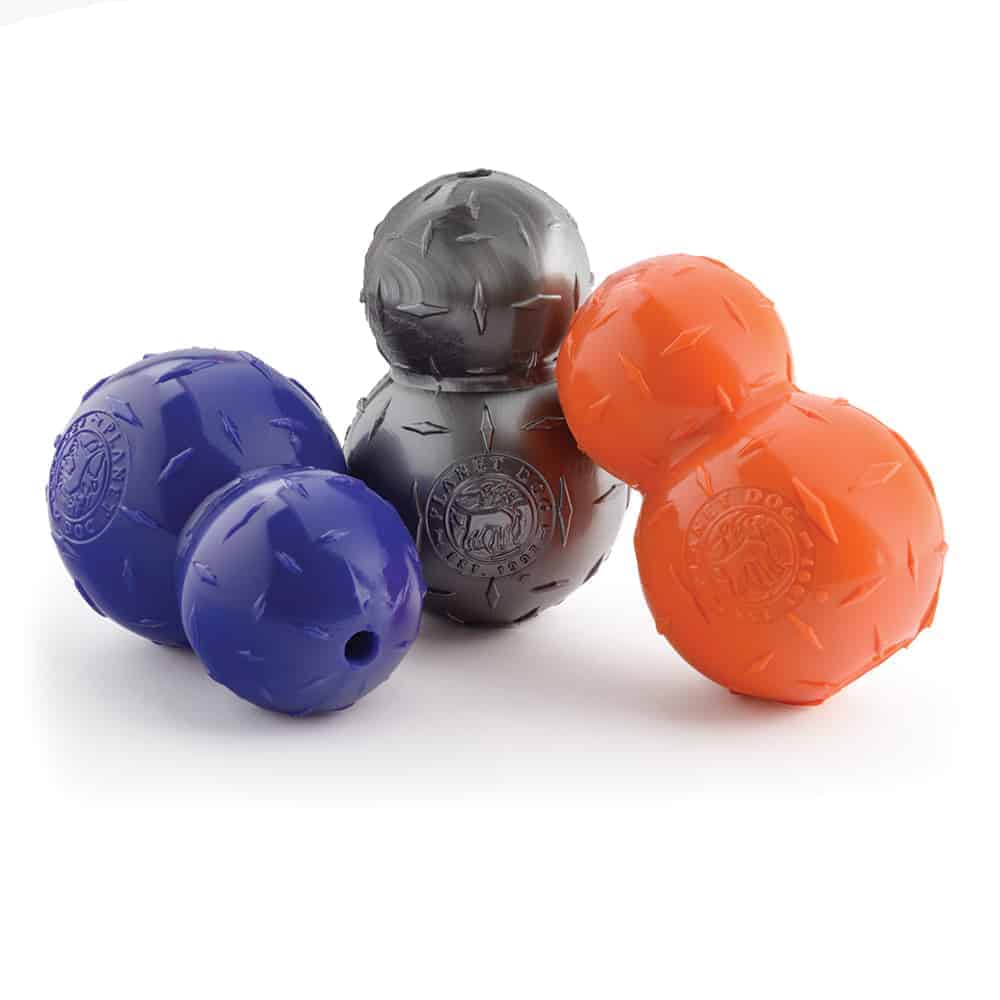 Planet Dog Orbee Tuff Double Tuff Puppy Dog Fetch Toys Rubber Chew