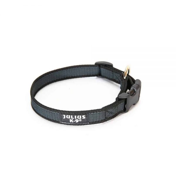 Collare K9 serie Color /& Gray Nero 20 mm x 27-42 cm