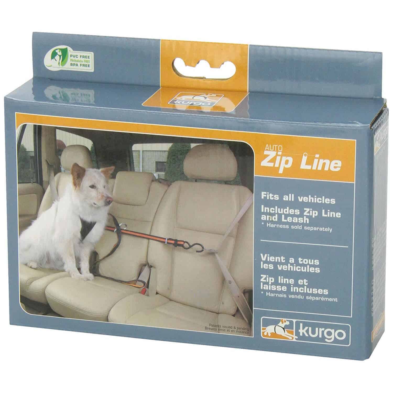 Kurgo Auto Zip Line Keeps Pets Restrained Direct