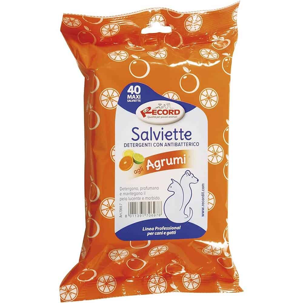 Antibacterial Pet Wipes Record Antibacterial Wet Wipes for Pets 40 pcs